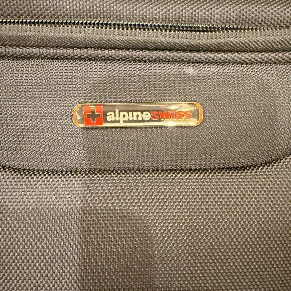 Alpine Swiss Black Laptop Bag